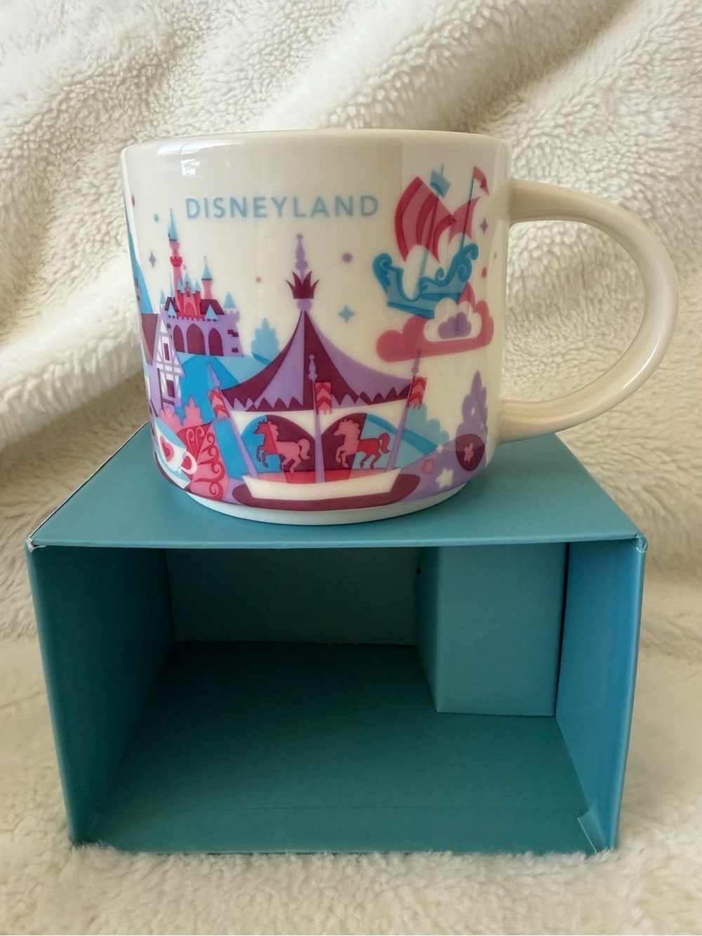 Starbucks 'You Are Here Collection' Disneyland Fantasyland Mug - New in Box - Picture 2 of 16